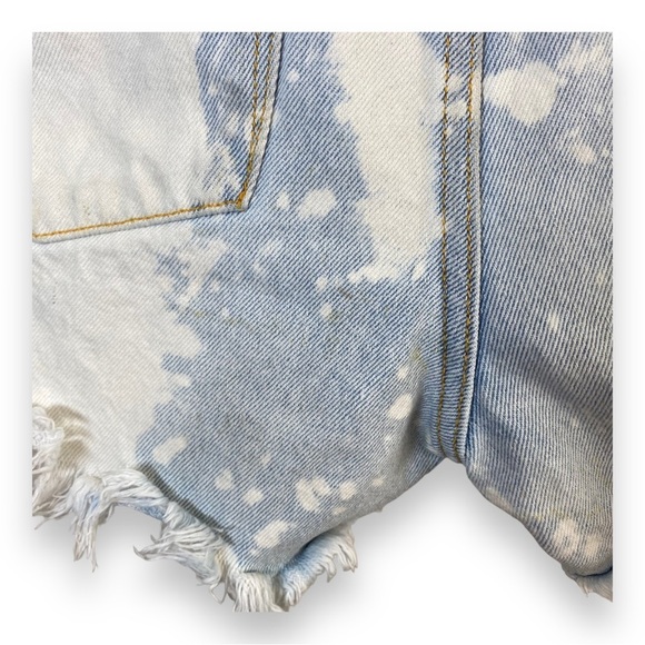 One Teaspoon sea drift high waist bleach Bonitas shorts - Size 30 - Picture 7 of 9